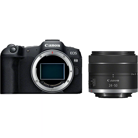 Canon | EOS R8 Body + RF 24-50mm F4.5-6.3 IS STM (AIP) | Megapixel 24.2 MP | Image stabilizer | ISO sensitivity (max) 10