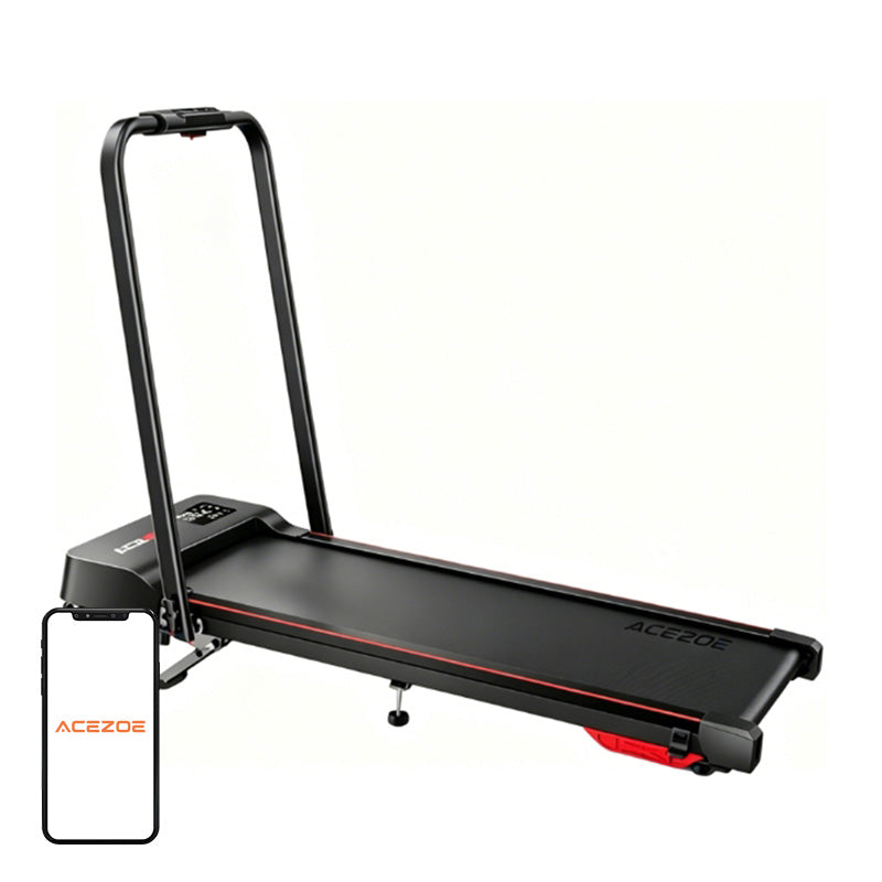 ACEZOE P12 Foldable Electric Treadmill (Black and Red) - Image 1