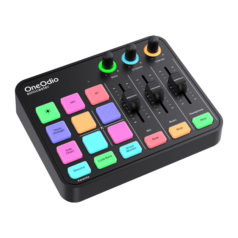 OneOdio Solocaster Audio Mixer and Sound Card - Image 2