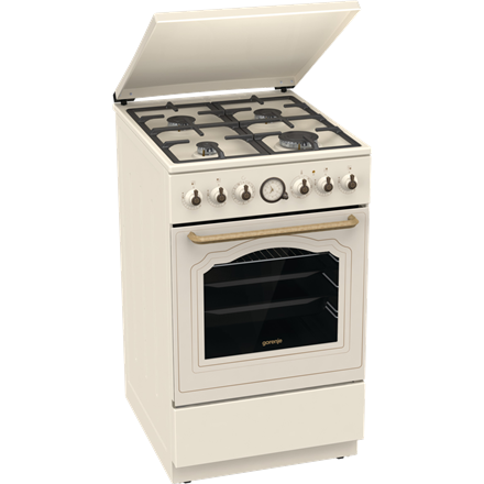 Gorenje Cooker | GKS5B70CLI | Hob type Gas | Oven type Electric | Sandy | Width 50 cm | Depth 59.4 cm | Energy efficienc