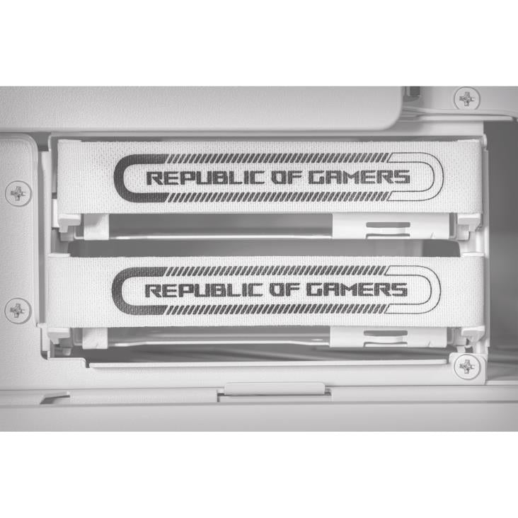 Case ASUS ROG Hyperion GR701 MidiTower Case product features Transparent panel Not included ATX EATX MicroATX MiniITX Colour White GR701ROGHYPWH/PWMFAN