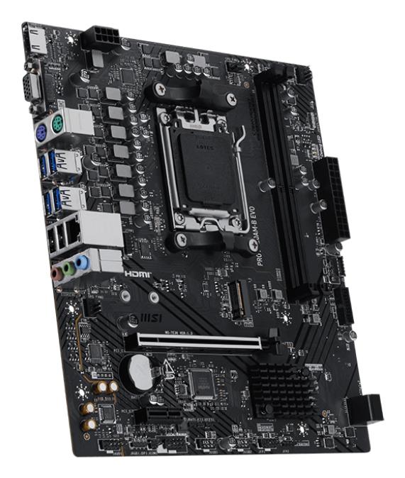 Mainboard MSI AMD A620A Socket AM5 ATX RAM DDR5-SDRAM 2xSlots 4xNumber of M.2 (M) slots PROA620AM-BEVO