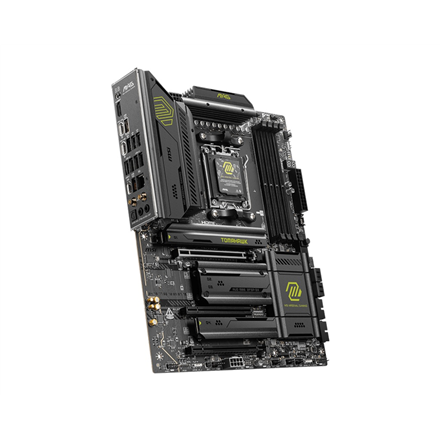 MSI MAG X870E TOMAHAWK WIFI | Processor family AMD | Processor socket AM5 | DDR5 | Supported hard disk drive interfaces 