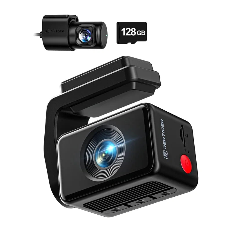 REDTIGER F4 Pro WiFi 4K + 1080p 128GB Dash Cam - Image 2