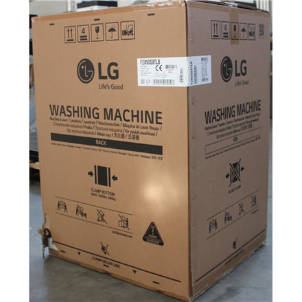 SALE OUT. LG F2X50S8TLB Washing Machine, Front Load, Capacity 8 kg, Spin speed 1200 rpm, White | SALE OUT. | LG Washing 