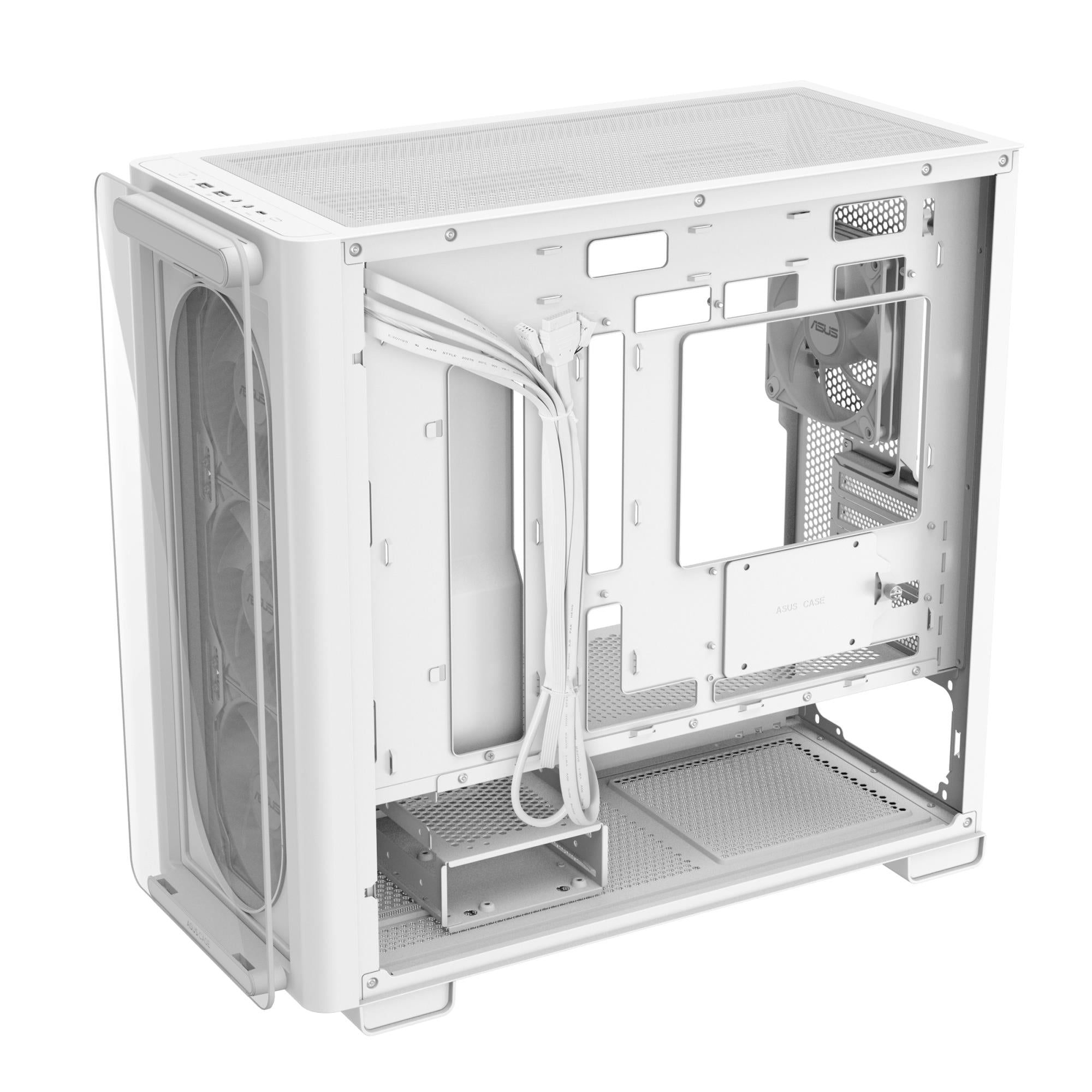 Case ASUS A23 PLUS MidiTower Case product features Transparent panel MicroATX MiniITX Colour White A23PLUSTG/ARGBWHITE