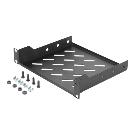 Digitus | 1U fixed shelf | DN-10-TRAY-2-B | Perfect for storage of components which are not 254 mm (10") suitable. Slim 