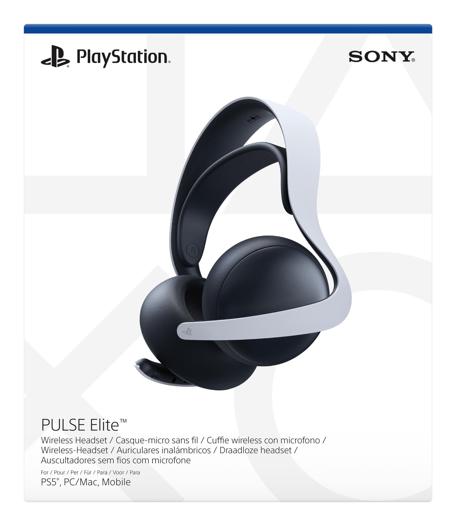 HEADSET WRL PULSE ELITE /PS5/WHITE/BLACK 711719572985 SONY