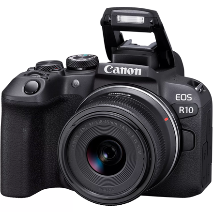 Canon | D.CAM EOS R10 RF-S 18-45 IS STM EU26 | Megapixel 24.2 MP | Image stabilizer | ISO sensitivity (max) 32000 | Wi-F