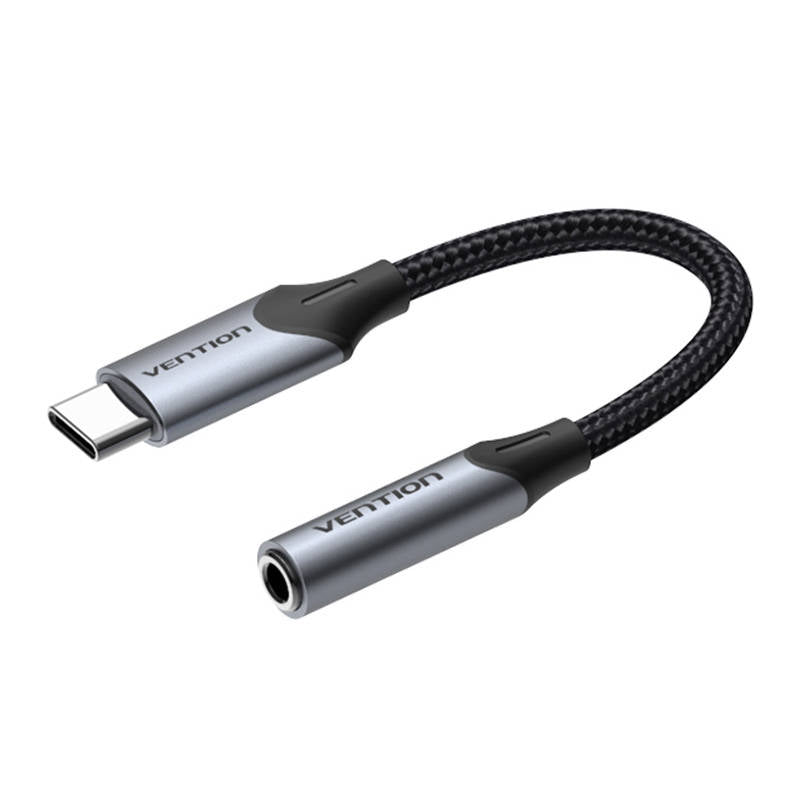 Adapter audio USB-C male to 3.5MM jack female Vention BGJHA 0.1m - Image 1