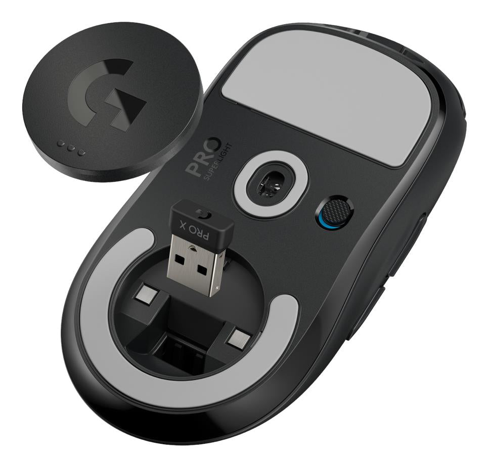 MOUSE USB WRL PRO X SUPERLIGHT/BLACK 910-005881 LOGITECH