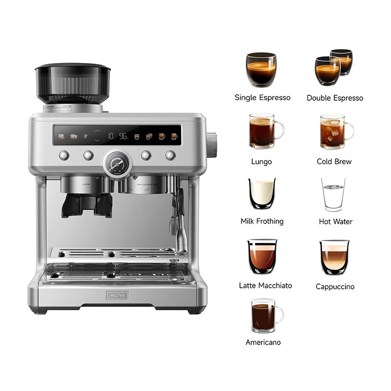 Coffee machine MOVA S20 Pro (silver) - Image 1