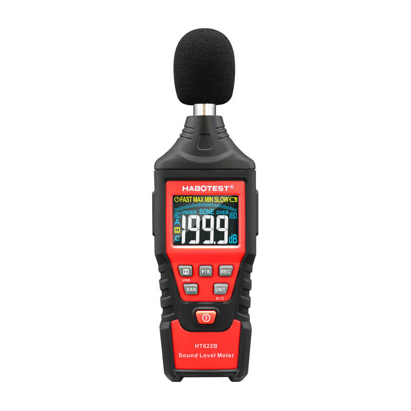 Digital decibel meter Habotest HT622B USB A/C - Image 1