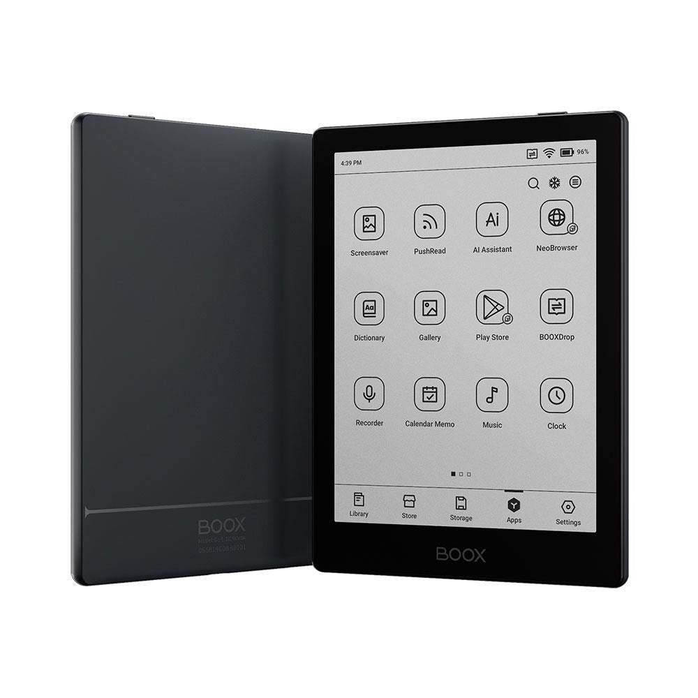 E-Reader ONYX BOOX 6" 1072x1448 Memory 32 MB 1xUSB-C Micro SDXC Wireless LAN Bluetooth Black OPC1225R