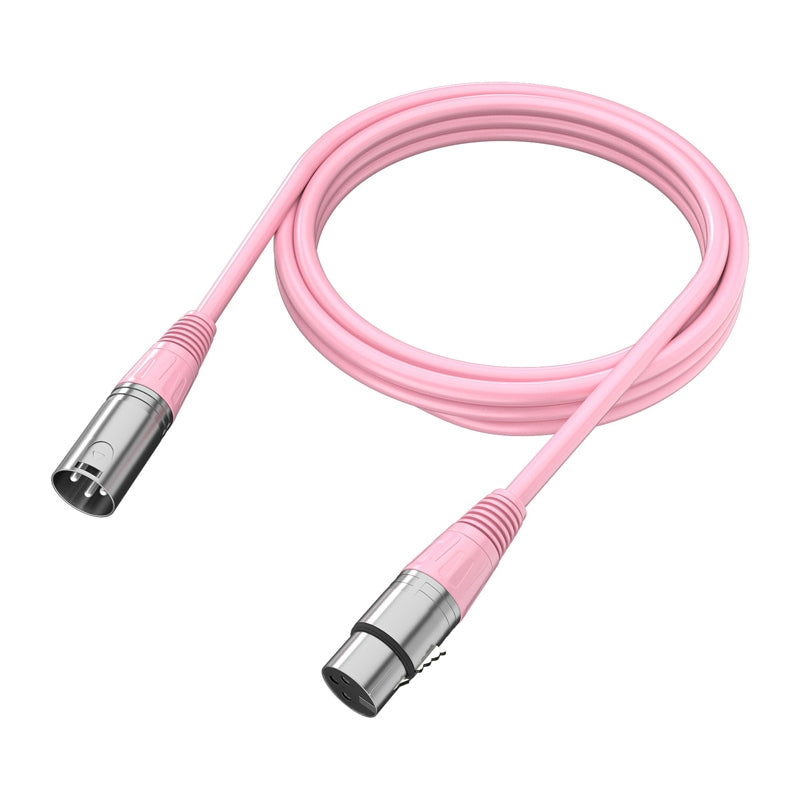 Fifine XLR L9C Cable, 180 cm (Pink) - Image 3