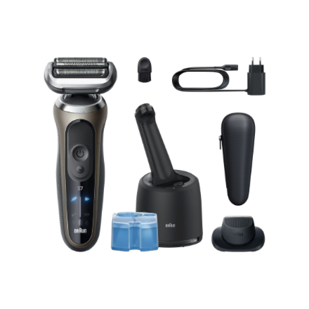 Braun 72-C7200cc Series 7 Shaver, Black/Gold | Braun