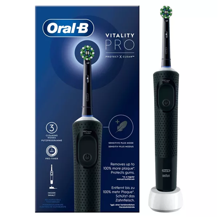 Oral-B Electric Toothbrush | Vitality Pro | Rechargeable | For adults | Number of brush heads included 1 | Number of tee