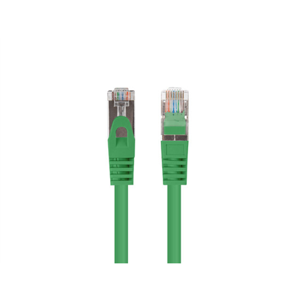 Lanberg Patchcord CAT.6 FTP 0.5M fluke passed 10-pack, Green | PCF6-20CC-0050-G