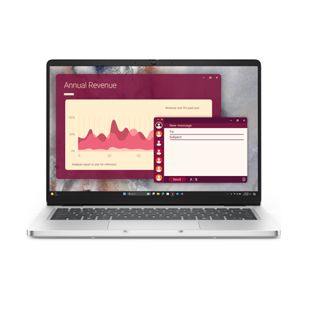 Dell Pro 14 PC14250 | 14 " | FHD+ | Anti-glare | Intel Core Ultra 7 | 255U | 32 GB | DDR5 | Solid-state drive capacity 5