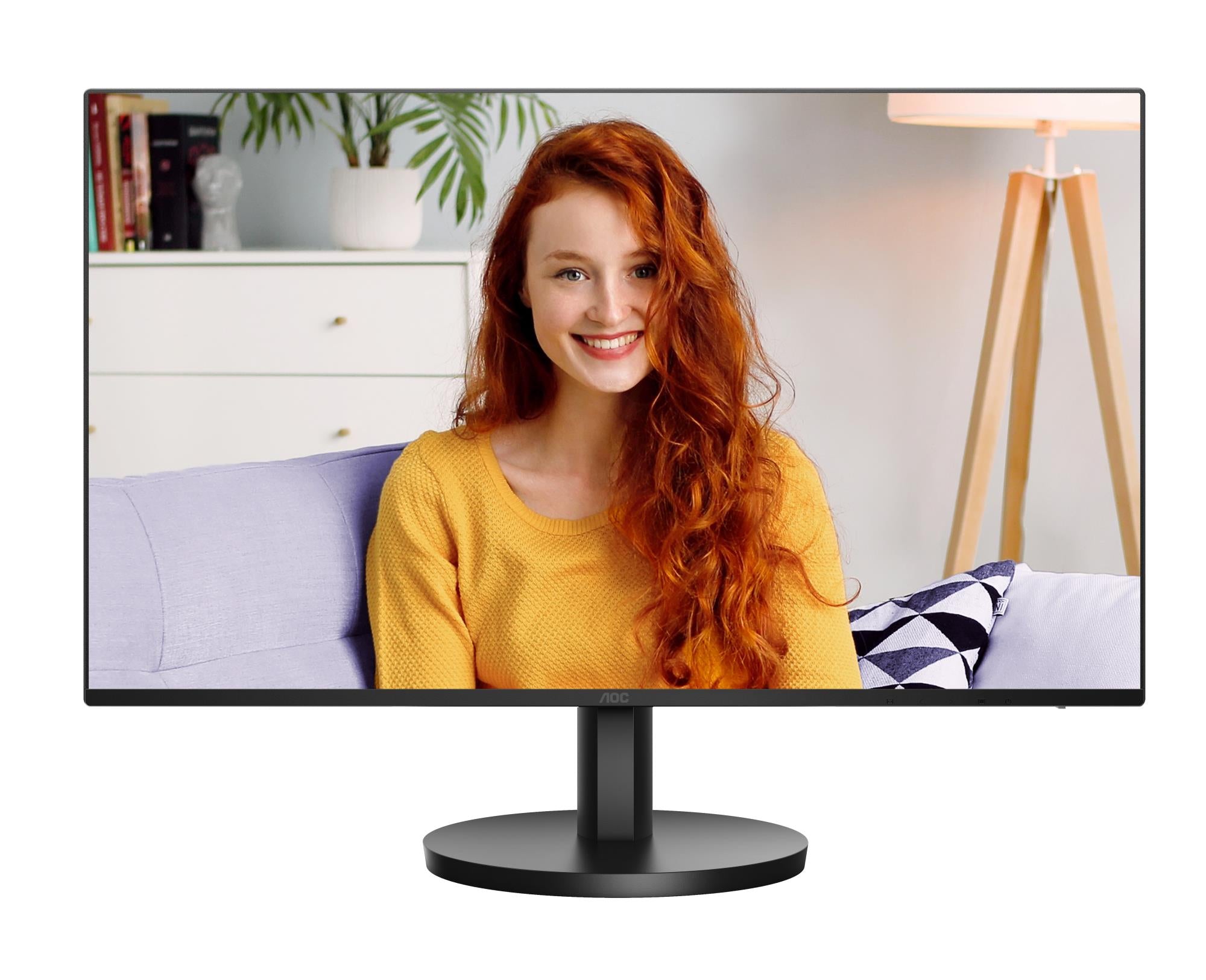 LCD Monitor AOC 24B3HA2 24" Panel IPS 1920x1080 16:9 100 Hz Matte 4 ms Speakers Colour Black 24B3HA2