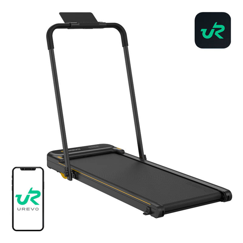 UREVO Strol 2E Smart 2-in-1 electric treadmill (black) - Image 1