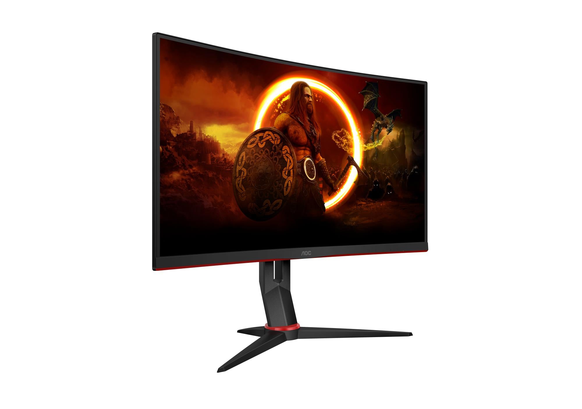 LCD Monitor AOC C27G2Z3/BK 27" Gaming/Curved Panel VA 1920x1080 16:9 240Hz Matte 1 ms Tilt C27G2Z3/BK