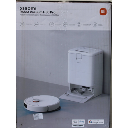 SALE OUT. Xiaomi Robot Vacuum H50 Pro EU | Xiaomi Robot Vacuum H50 Pro EU | Wet&Dry | 5200 mAh | 15000 Pa | White | DAMA
