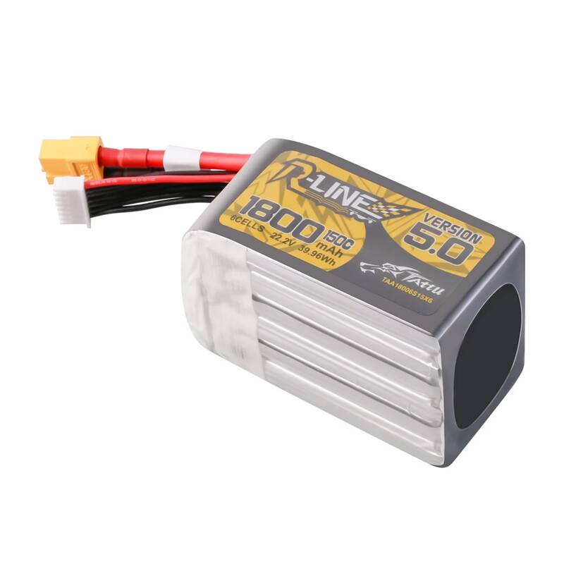 Lipo Tattu R-Line Version 5.0 1800mAh 22.2V 150C 6S battery with XT60 connector - Image 4