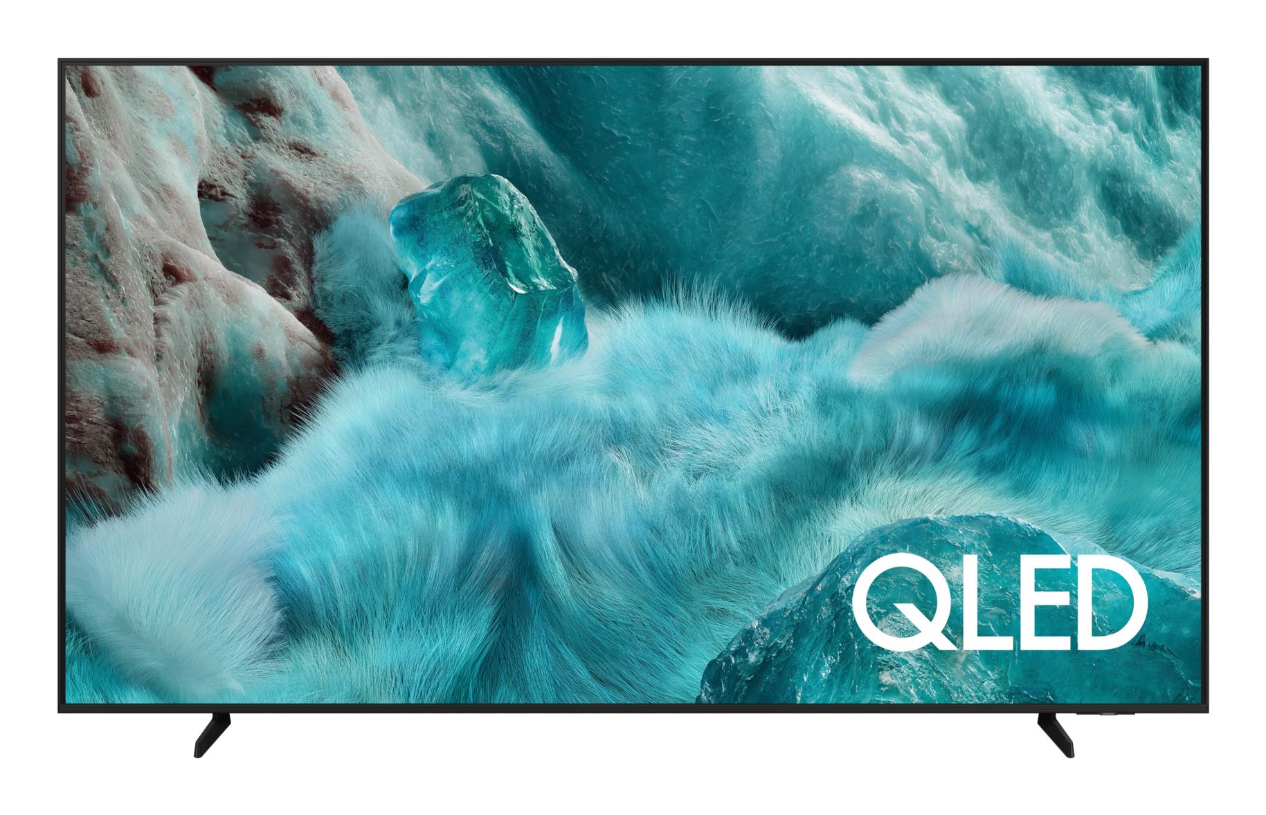 TV Set SAMSUNG 75" 4K/Smart QLED 3840x2160 Wireless LAN Bluetooth Tizen Black QE75Q7FAAUXXH