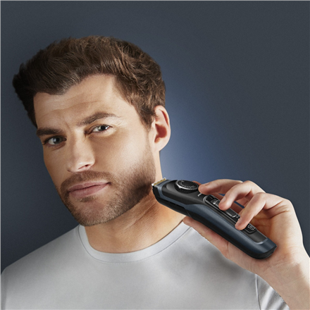 Rowenta Beard Trimmer | TN3804E0 Virtuo | Cordless | Number of length steps 39 | Black/Blue