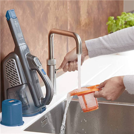 BLACK & DECKER Vacuum Cleaner | BHHV520BF-QW | Cordless operating | Handheld | 18 V | Blue/Gray