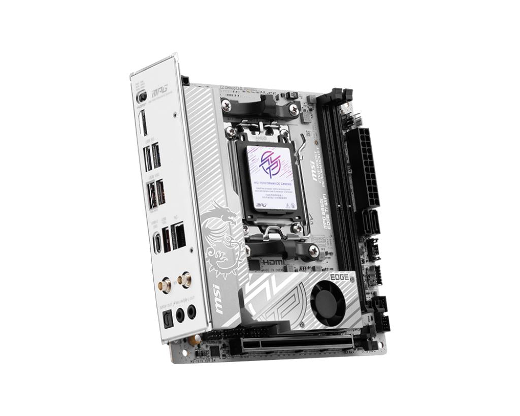 Mainboard MSI AMD B850 SAM5 Mini-ITX Memory DDR5 Memory slots 2 MPGB850IEDGETIWIFI