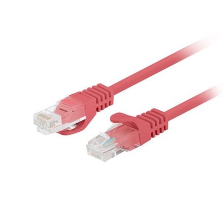 Lanberg Patchcord CAT.5E UTP 1M fluke passed 10-pack, Red | PCU5-20CC-0100-R