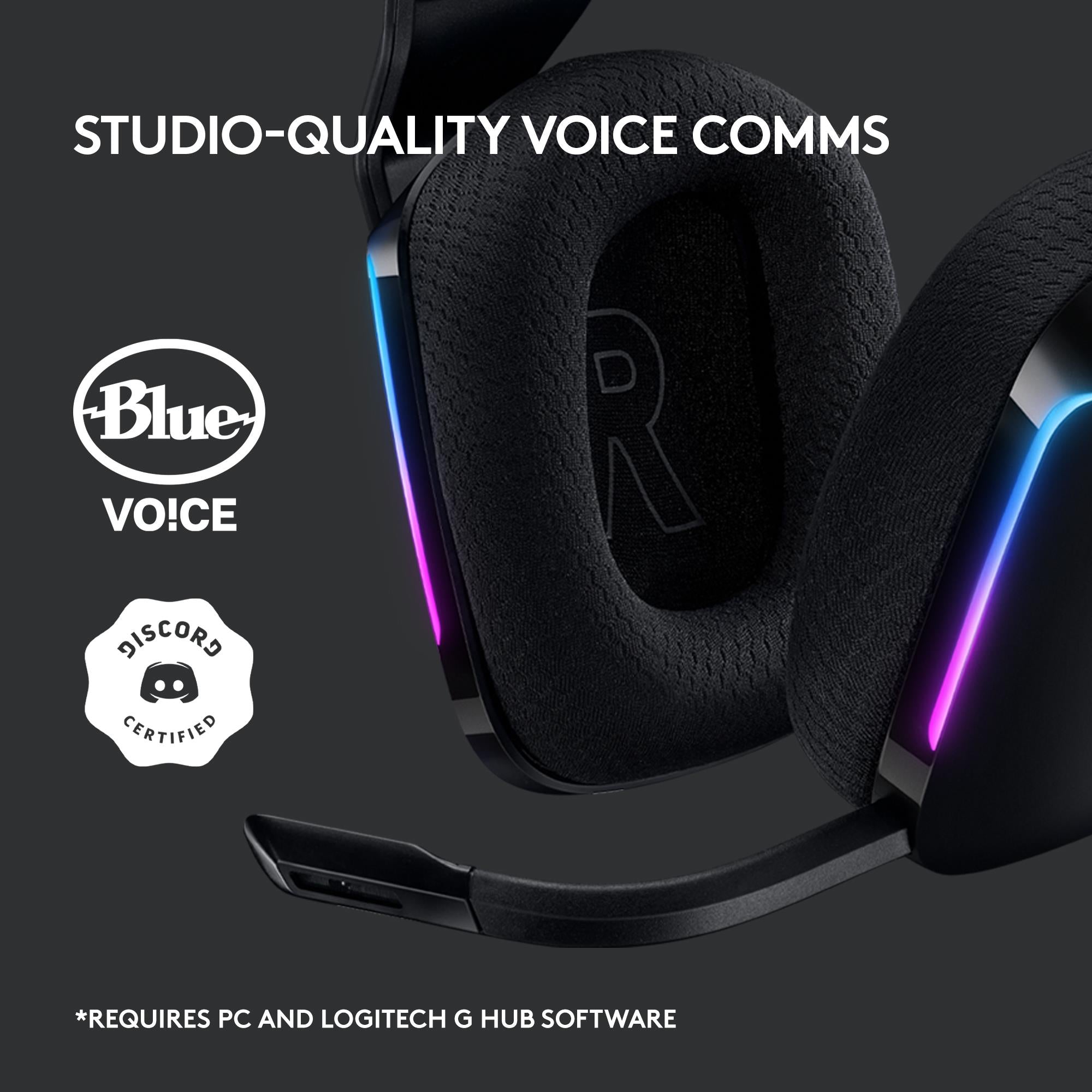 HEADSET GAMING G733 RGB WRL/BLACK 981-000864 LOGITECH