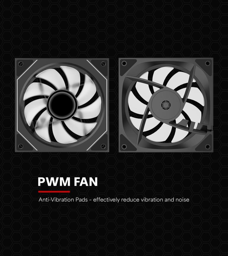 CASE FAN 120MM XPF120U.ARGB/12V XF076 XILENCE
