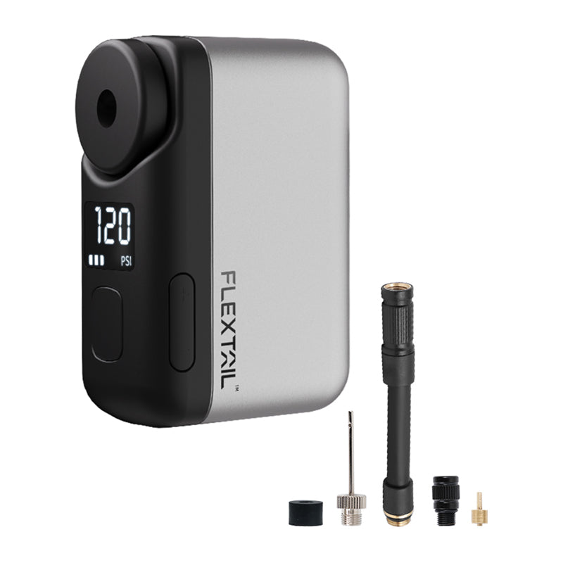 Flextail Tiny Bike Pump Pro Portable Bike Pump (Gray) - Image 2