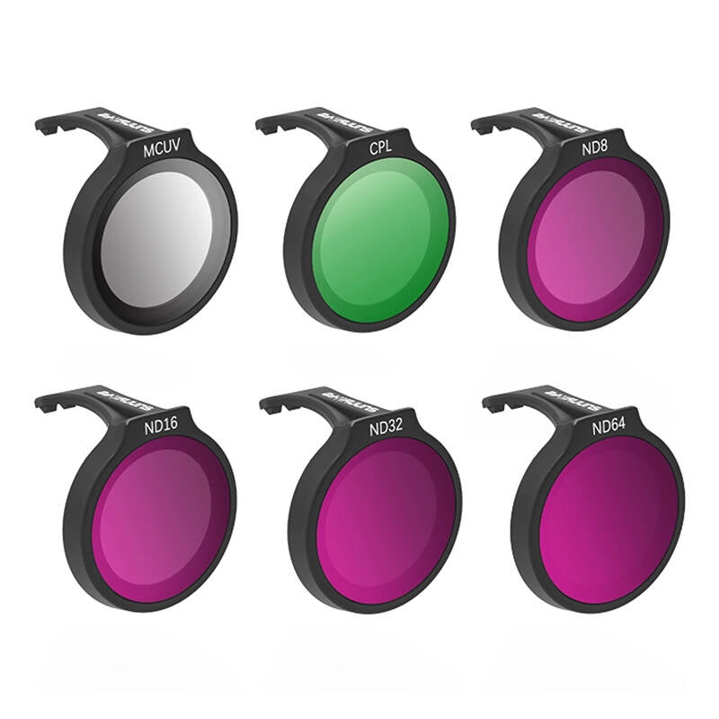 SUNNYLIFE set of six filters for DJI Neo MCUV+CPL+ND8+ND16+ND32+ND64 - Image 1