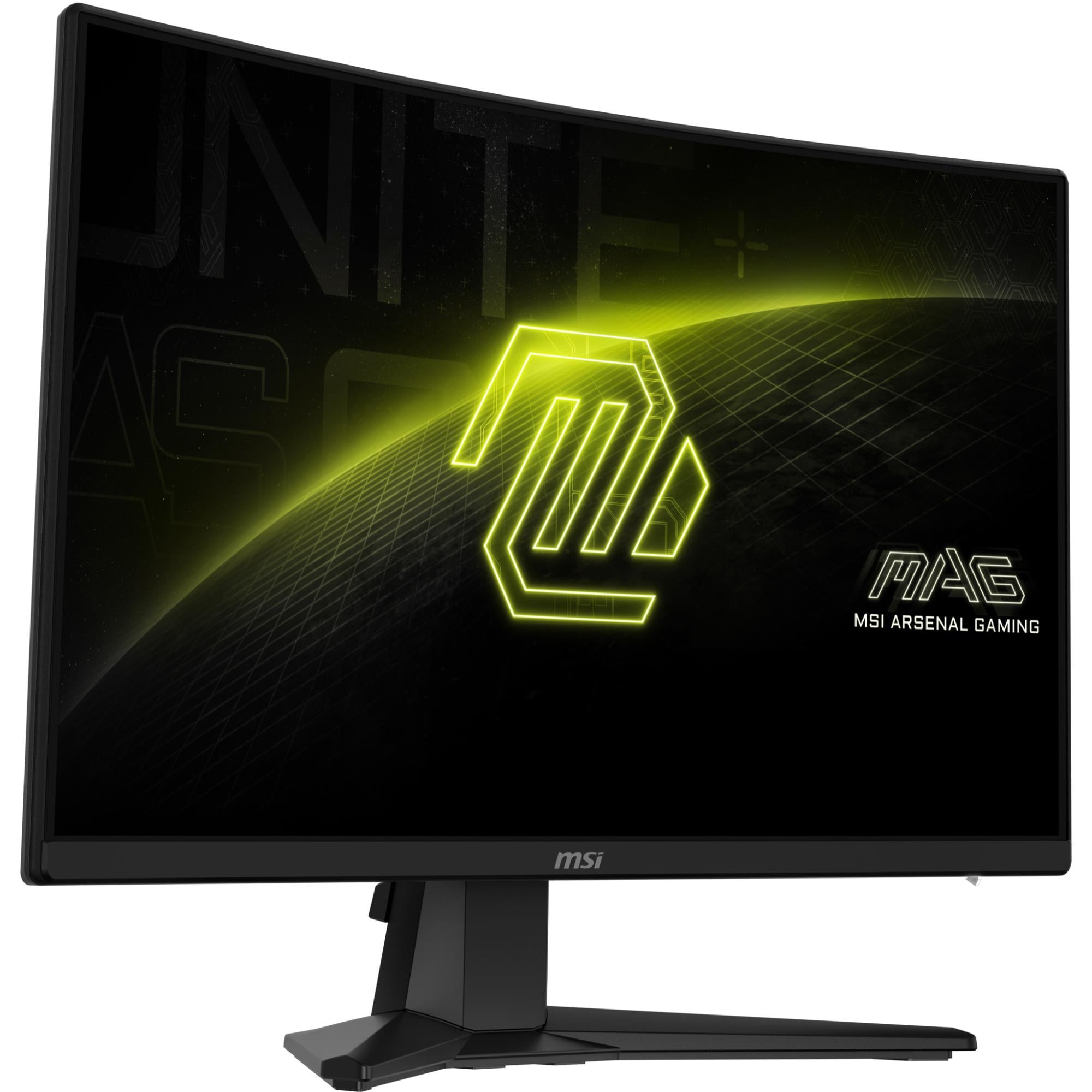LCD Monitor MSI MAG 242C 23.6" Gaming/Curved/Frameless Matte Panel VA 1920x1080 16:9 180Hz 1 ms Colour Black MAG242C