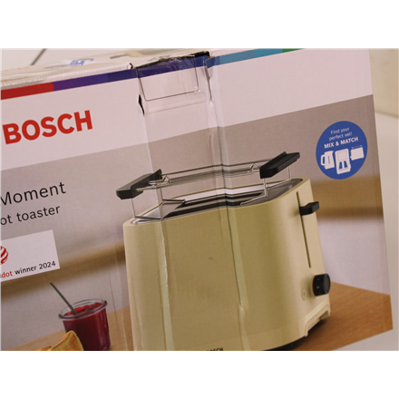 SALE OUT. Bosch TAT3M127 MyMoment Compact toaster, 950 W, 2 slots, Beige | SALE OUT. Compact Toaster | TAT3M127 MyMoment