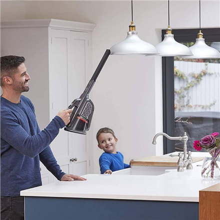 BLACK & DECKER Vacuum Cleaner | BHHV520JF-QW | Cordless | 36 W | 18 V | Operating time (max) 21 min | Grey/Black