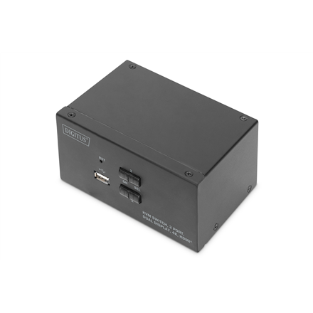 Digitus | KVM Switch, 2 Port, Dual Display, 4K, HDMI | DS-12860