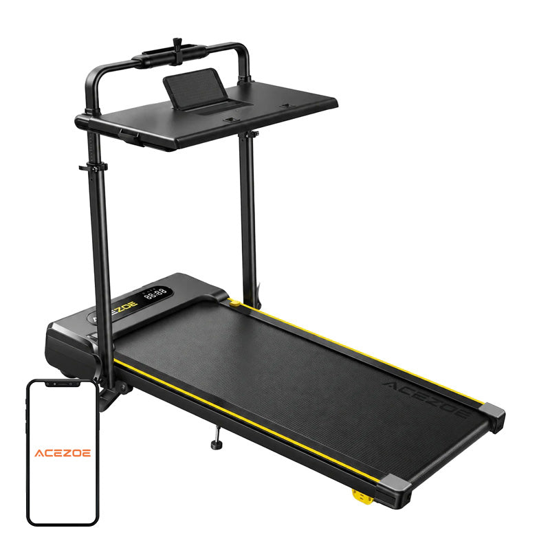 ACEZOE P20 Foldable Electric Treadmill (Black and Yellow) - Image 1