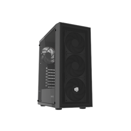 Fury PC Case | SHOBO SH8F | Black | Midi Tower