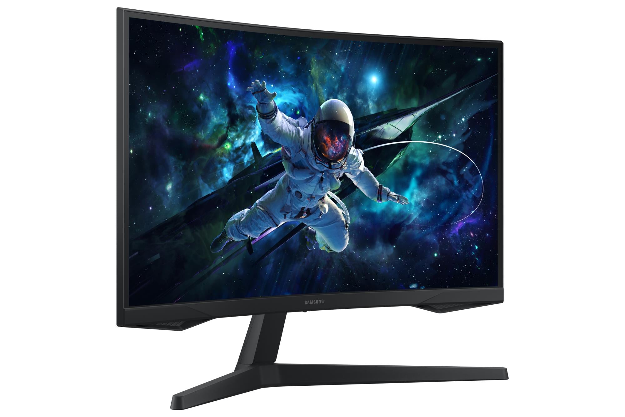 LCD Monitor SAMSUNG LS27CG552EUXEN 27" Gaming/Curved Panel VA 2560x1440 16:9 165 Hz Matte 1 ms Height adjustable Colour Black LS27CG552EUXEN