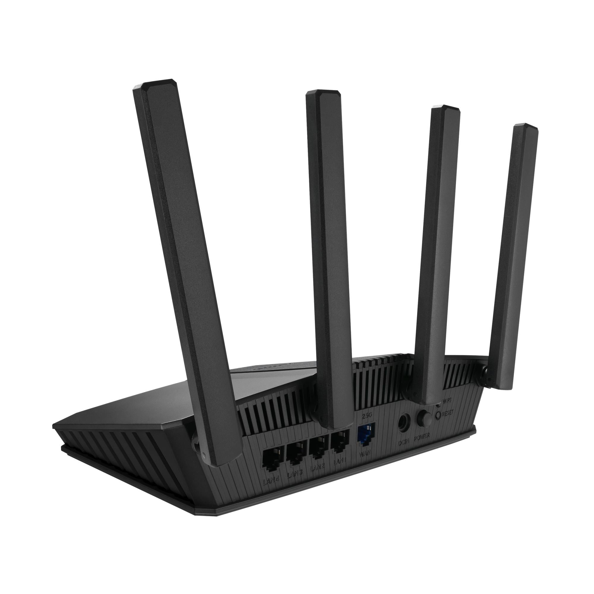 Wireless Router ASUS Wi-Fi 7 (802.11be) Data speed 3600 Mbit/s Ethernet WAN Yes WAN connection type RJ-45 Ethernet LAN Yes 5xLAN ports RT-BE55