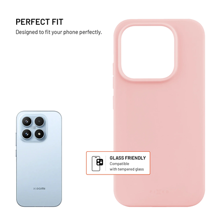 Fixed Story | Back cover | Xiaomi | 17 | Rubberized | Pink