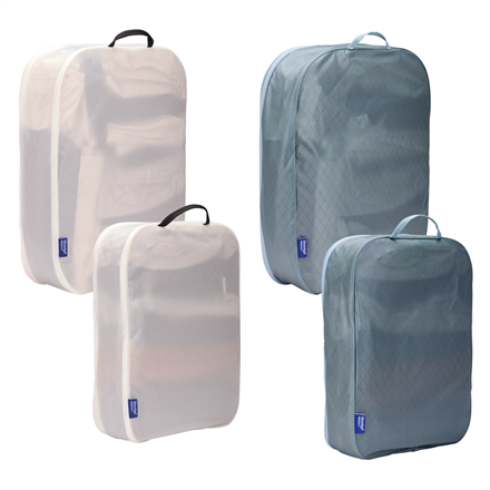 Thule | Packing Cube, 2x Large, 2x Medium | Packing Cube | Pond Gray/White