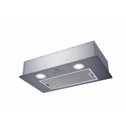 Candy | Hood | CBG625/1X | Canopy | Energy efficiency class C | Width 52 cm | 207 m³/h | Mechanical | LED | Stainless St