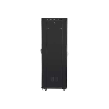 Lanberg | Rack cabinet 19" free-standing 42U/600x800 (flat pack) with mesh door, LCD | FF01-6842-23BL | Black