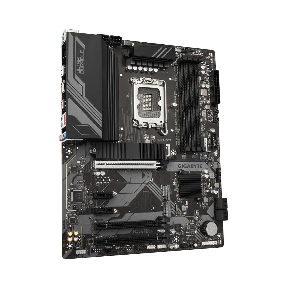 Mainboard GIGABYTE Intel Z790 LGA1700 ATX Memory DDR5 Memory slots 4 2xPCI-Express 3.0 1x 1xPCI-Express 3.0 16x 1xPCI-Express 4.0 4x 1xPCI-Express 5.0 16x 3xM.2 1xHDMI 1xDisplayPort 2xUSB 2.0 5xUSB 3.2 1xUSB-C 1xPS/2 1xRJ45 3xAudio port Z790D